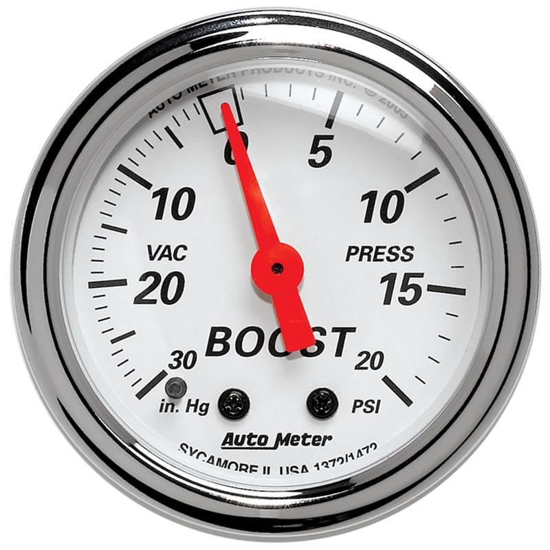 AM Arctic White Gauges