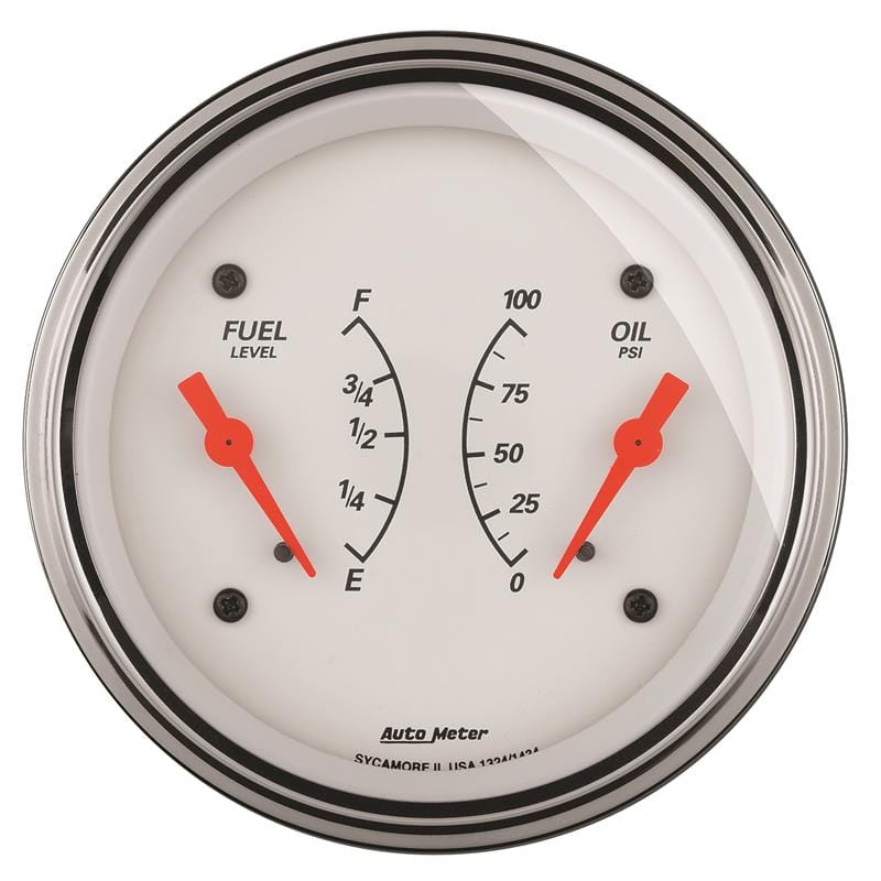 AM Arctic White Gauges
