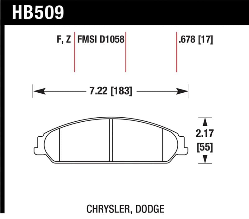 HAWK HPS 5.0 Brake Pad Sets