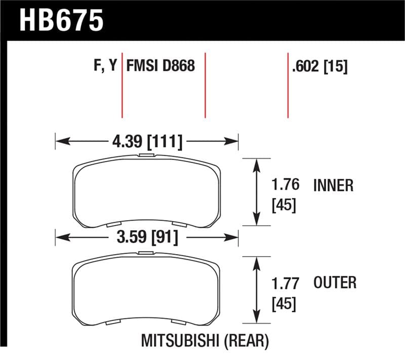 HAWK LTS Brake Pads
