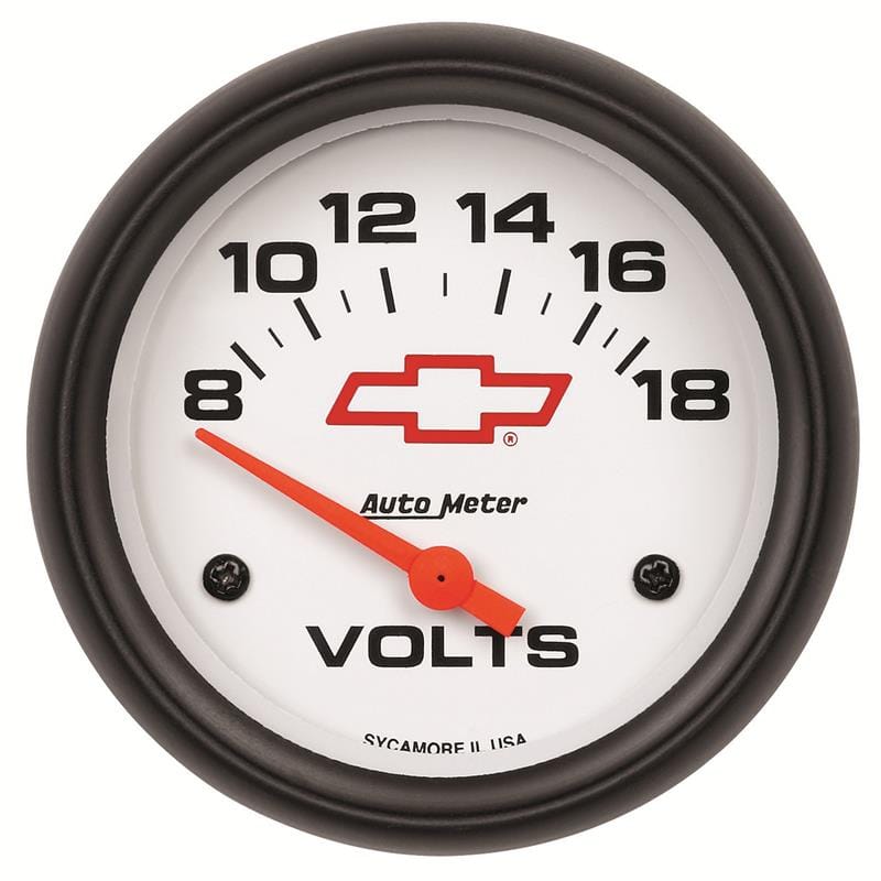 AM Chevy White Gauges