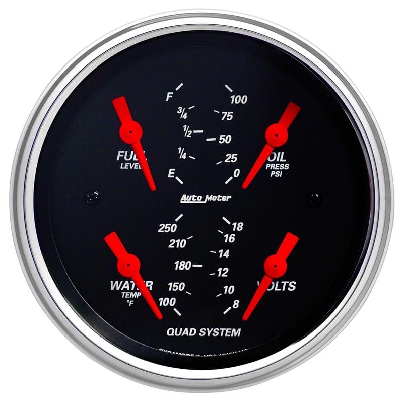 AM Designer Black Gauges
