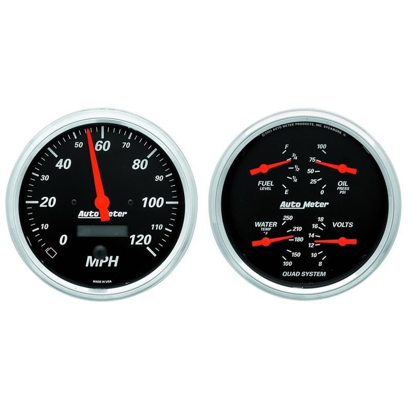 AM Designer Black Gauges