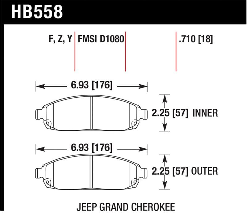 HAWK LTS Brake Pads