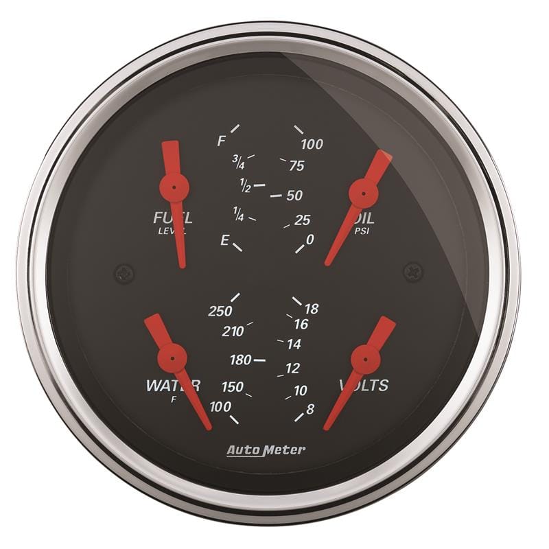 AM Designer Black Gauges